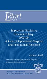 Cover of: Improvised Explosive Devices in Iraq by Andrew Smith