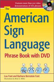 Cover of: The American sign language phrase book by 