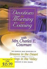 Cover of: Devotions for Morning and Evening with Mrs. Charles E. Cowman