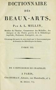 Cover of: Dictionnaire des beaux-arts