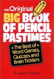 Cover of: The Original Big Book of Pencil Pastimes