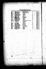 Cover of: Voters' list for the year 1882, Morris Township, county of Huron: list of persons entitled to vote at municipal elections and elections to the Legislative Assembly