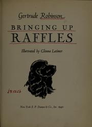 Cover of: Bringing up Raffles