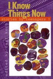 Cover of: I know things now