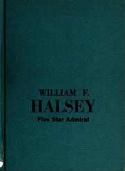 Cover of: William F. Halsey, five star admiral