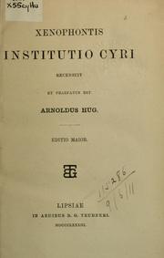 Cover of: Institutio Cyri by Xenophon