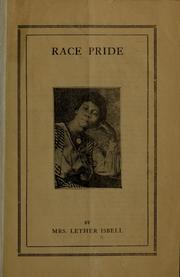 Cover of: Race pride