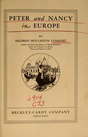 Peter and Nancy in Europe by Mildred Houghton Comfort