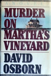 Cover of: Murder on Martha's Vineyard by David Osborn