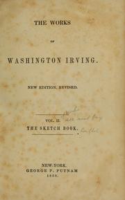 Cover of: The sketch book of Geoffrey Crayon, gents. [pseud.]... by Washington Irving, Washington Irving