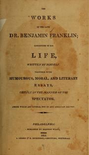 The works of the late Dr. Benjamin Franklin by Benjamin Franklin