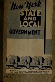 Cover of: New York State and local government