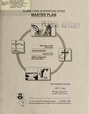 Cover of: Clark Fork superfund sites master plan