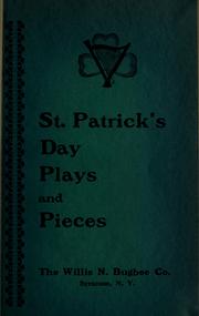 Cover of: St. Patricks̕ Day: plays and pieces