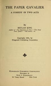 The paper cavalier by Beulah King