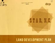 Cover of: Land development plan by North Carolina. Division of Community Planning