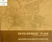 A development plan for Jacksonville, North Carolina by North Carolina. Division of Community Planning