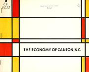 Cover of: The economy of Canton, N.C. | North Carolina. Division of Community Planning
