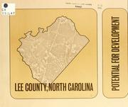 Lee County, North Carolina, potential for development by Lee County Planning Board (N.C.)