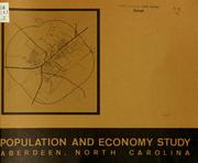 Cover of: Population and economy study for Aberdeen, North Carolina by Aberdeen (N.C.)