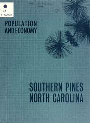 Cover of: Population and economy, Southern Pines, North Carolina by North Carolina. Division of Community Planning