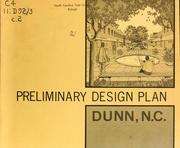 Preliminary design plan, Dunn, N.C. by North Carolina. Division of Community Planning