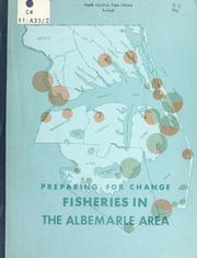 Cover of: Preparing for change by North Carolina. Division of Community Planning