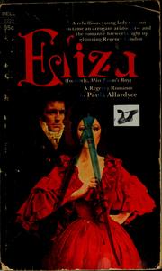Cover of: eliza by Charity Blackstock