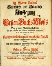 Cover of: D. Martin Luthers sowol in deutscher als lateinischer Sprache ver-fertige und aus der letztern in die erstere ubersetzte sämtliche Schriften ... by Martin Luther
