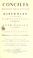 Cover of: Concilia Magnae Britanniae et Hiberniae, a Syndo Verolamiensi, A.D. CCCCXLVI. Londinensem A.D. M DCCXVII. Accedunt Constitutiones et alia ad historiam Ecclesiae Anglicanae spectantia...