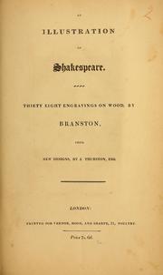 Cover of: An illustration of Shakespeare by Allen Robert Branston