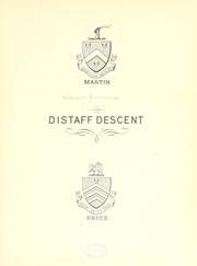 Cover of: Distaff descent