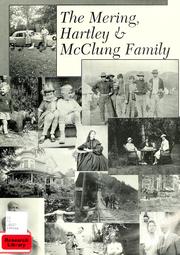Cover of: The Mering, Hartley & McClung family