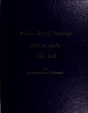Cover of: Ashton family histories by Kathryne Scow Newcomb