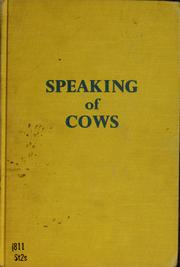 Cover of: Speaking of cows and other poems