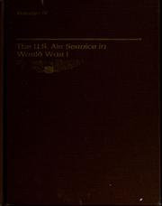 Cover of: The U.S. Air Service in World War I by Maurer Maurer