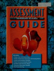 Cover of: Harcourt science: Assessment guide