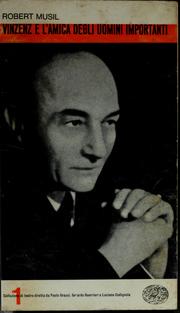Cover of: Vinzenz e l'amica degli uomini importanti: Farsa in 3 atti