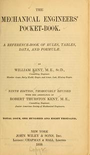 Cover of: The mechanical engineer's pocket-book by William Kent