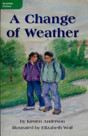 Cover of: A change of weather