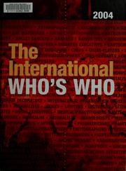 Cover of: The international who's who 2004 by 