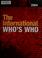 Cover of: The international who's who 2004