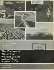 The California water plan by Warren J. Cole