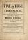 Cover image for A treatise of Episcopacy