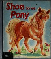 Cover of: Shoe for my pony by Margaret Friskey