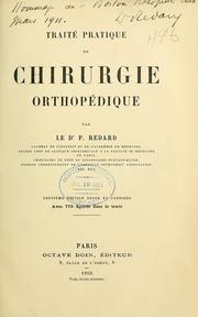 Cover of: Traité pratique de chirurgie orthopédique