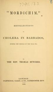 Cover of: "Mordichim" by Thomas Butcher, Thomas Butcher