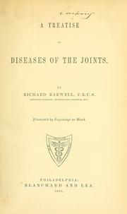 Cover of: A treatise on diseases of the joints