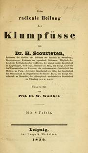 Cover of: Ueber radicale Heilung der Klumpfüsse