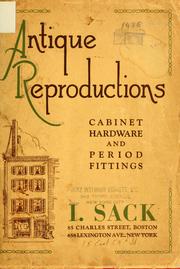 Cover of: Antique reproductions: cabinet hardware and period fittings